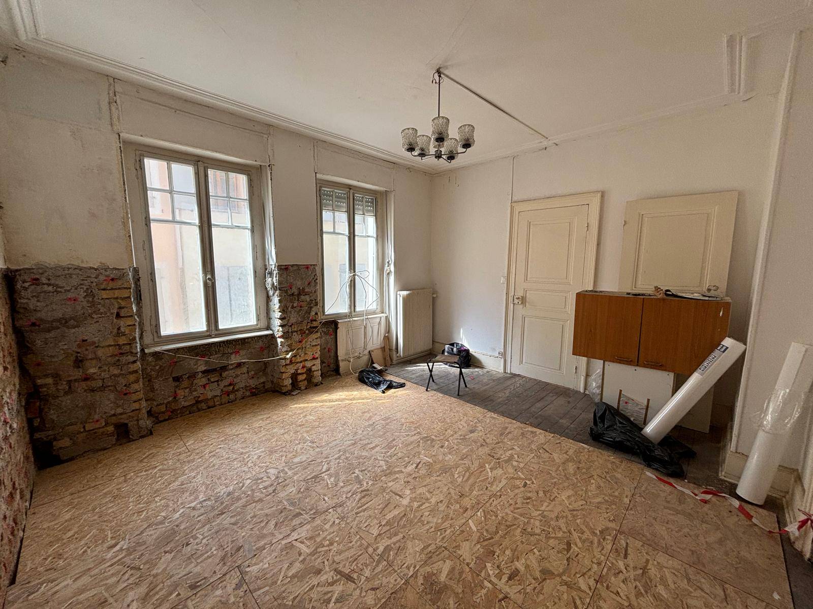 Rénovation de deux appartements après sinistre au centre-ville de Mulhouse Colmar 1